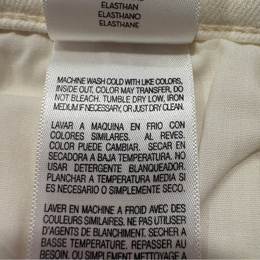 Mother The Rascal Crop Fray in Cream Puffs Size 27 - Picture 9 of 11